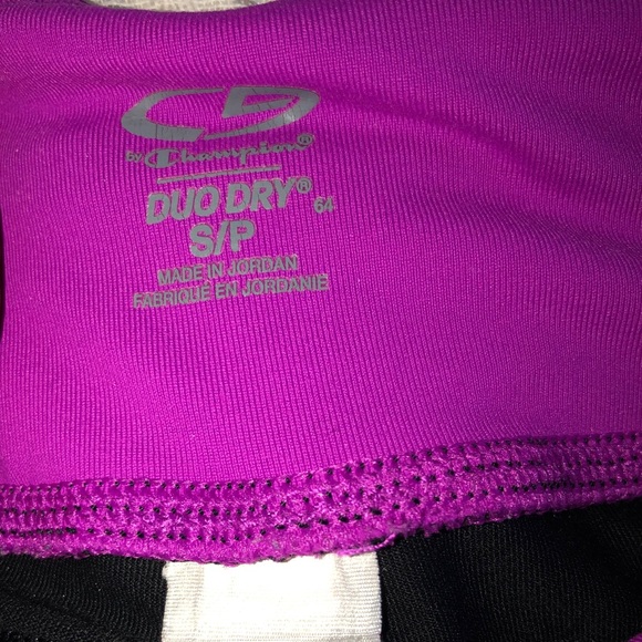 Champion Duo Dry Capri Black Purple Small - Picture 5 of 6